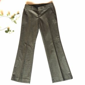 Lovely lined grey tweed low rise bootleg pants